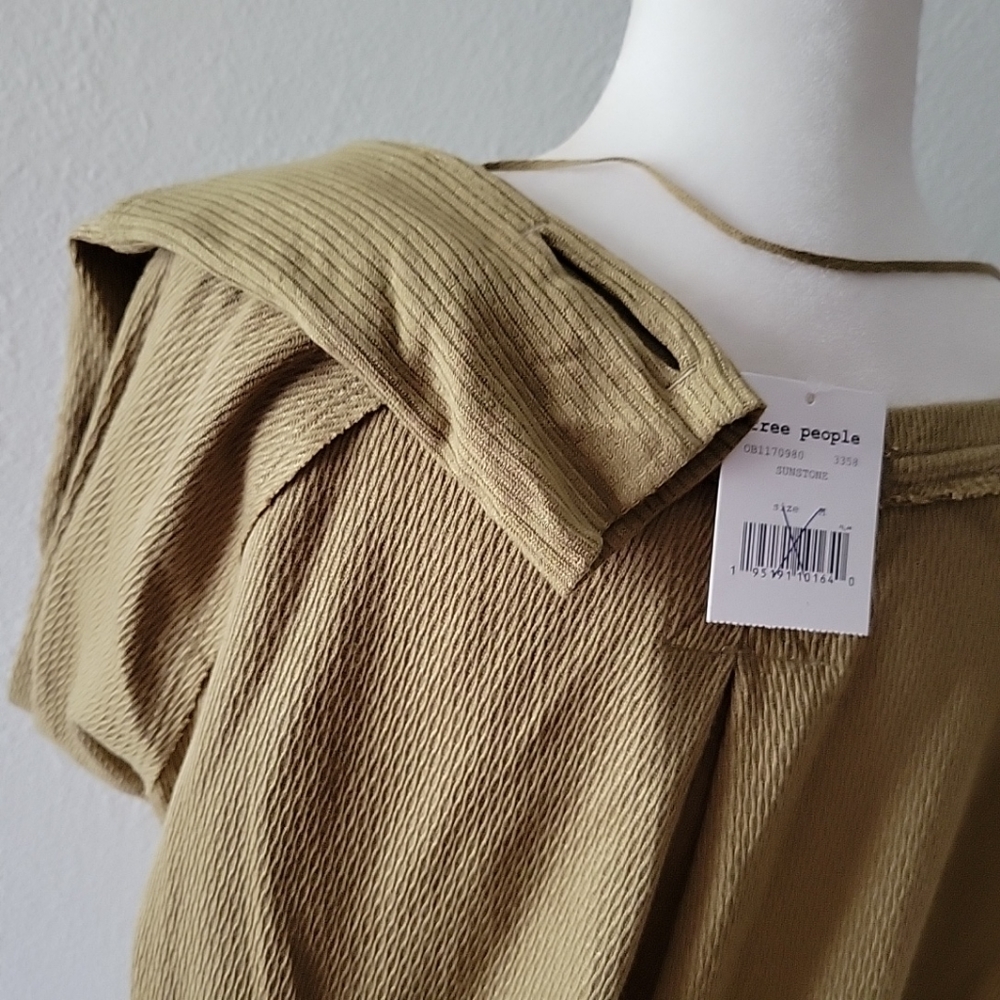 FREE PEOPLE SNOWY SUNSTONE THERMAL Sz Medium - Picture 9 of 13
